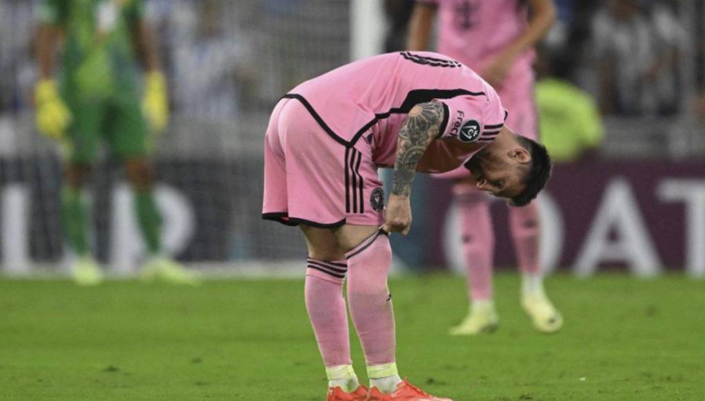 Lionel Messi se mostró decepcionado por el partido que realizó en México.