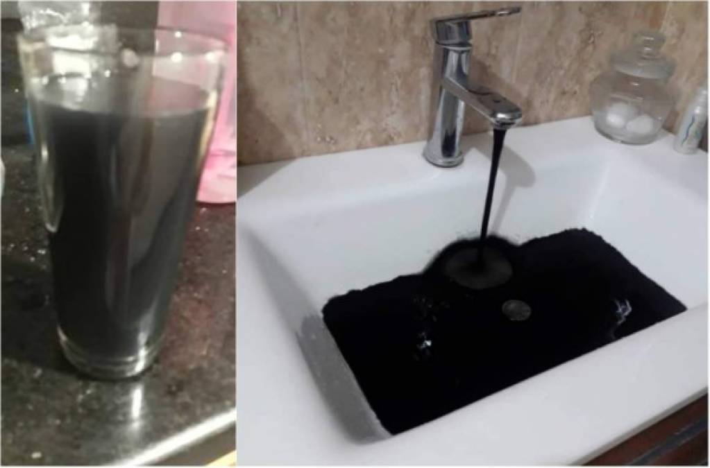 Habitantes de la ciudad venezolana de Valencia denunciaron este miércoles que a seis días de registrarse el apagón nacional, el suministro de agua comenzó a llegar a sus hogares con un color similar al del petróleo.