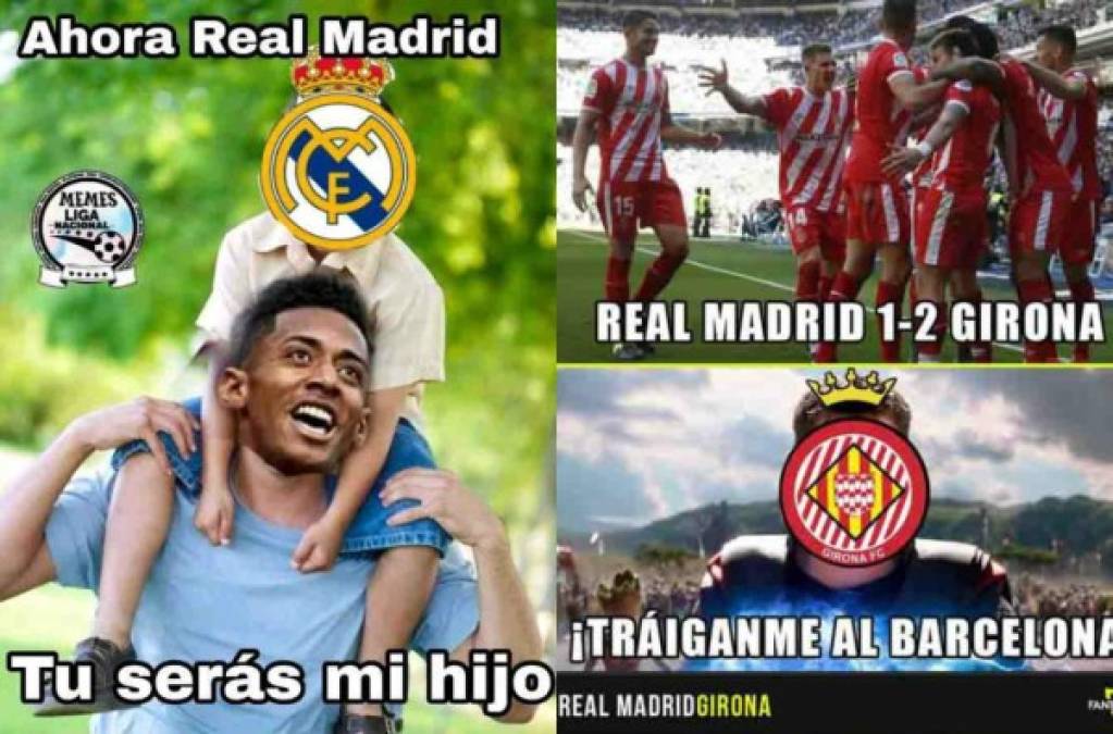 El Girona dio la sorpresa este domingo al vencer 1-2 al Real Madrid en una gran actuación del hondureño Antony Lozano. Los memes no podían faltar.