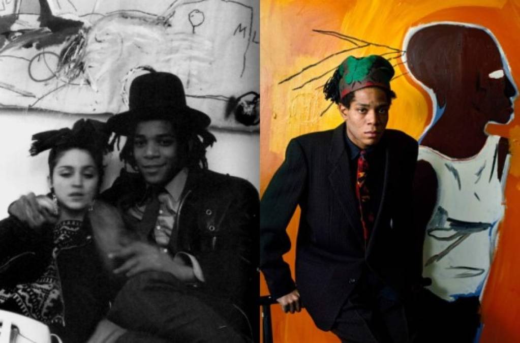 Jean-Michel Basquiat - 1982<br/><br/>Madonna tuvo un romance con el artista del grafiti también conocido como SAMO, un hombre descendiente de haitianos y puertorriqueños, con quien la diva se embeleso en los inicios de su carrera.<br/><br/>'Su relación con Basquiat dura muy poco porque ella no soporta su adicción a las drogas y su carácter protector.', escribió el hermano de Madonna, Christopher Ciccone.<br/><br/>Basquiat murió de una sobredosis de heroína el 03 de noviembre de 1988. Tenía 27 años.<br/>