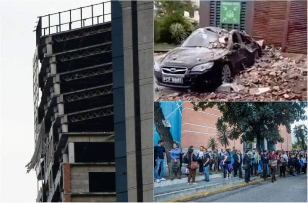 Un terremoto de magnitud 5,7 se registró hoy en la misma región del sismo de 7,3 ocurrido ayer en Venezuela, causando escenas de pánico en Caracas.