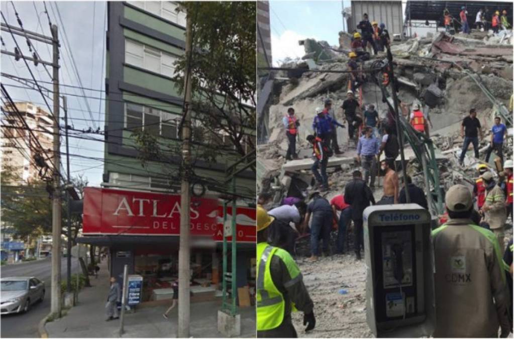 Mientras los servicios de rescate trabajan en la búsqueda de personas atrapadas en edificios derrumbados, miles de personas participan espontáneamente en la limpieza y la búsqueda de víctimas, dirigen el intenso tránsito para facilitar el desplazamiento de los cuerpos de emergencia o llevan agua y alimentos a los que trabajan.