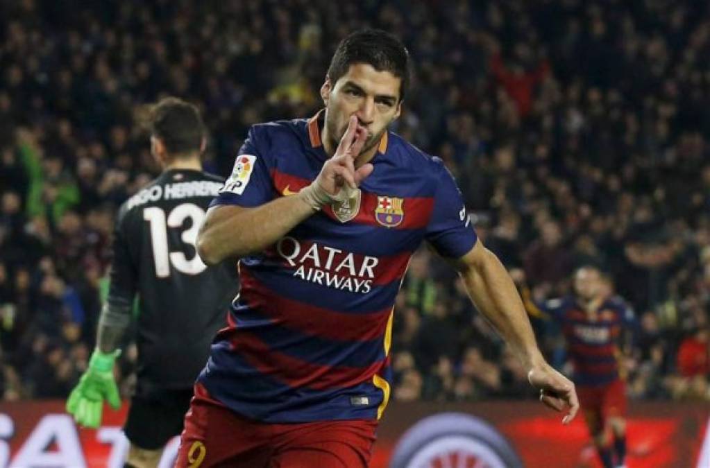 El delantero uruguayo Luis Suárez del Barcelona.