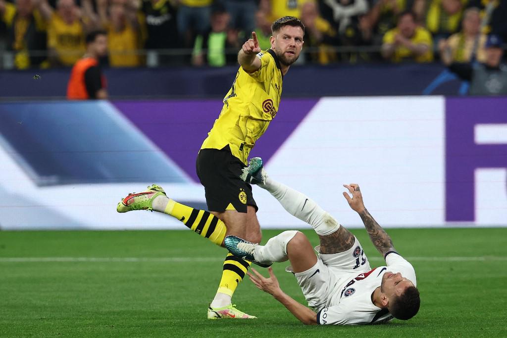 <b>Füllkrug anotó el único gol del Dortmund vs PSG.</b>