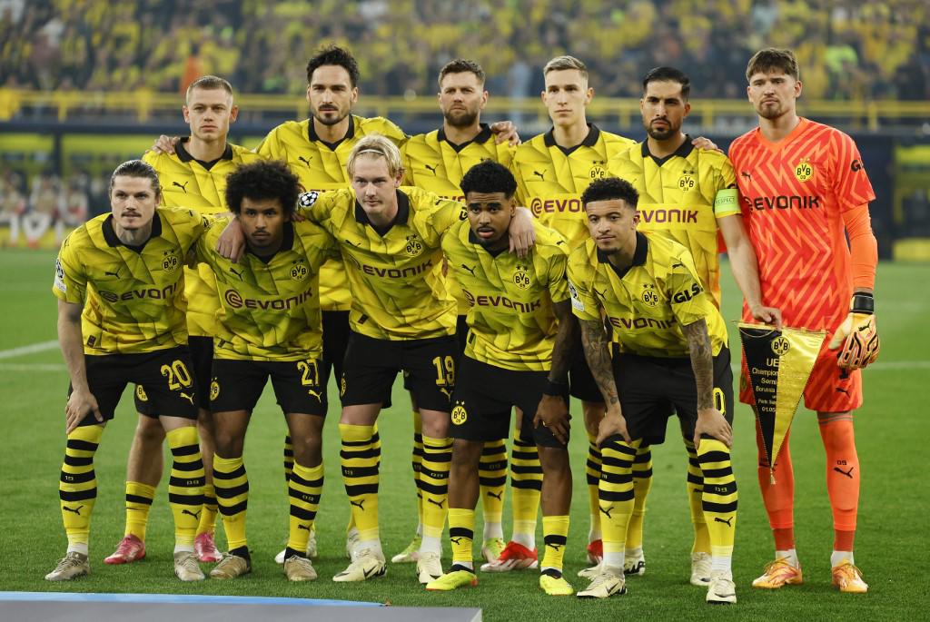 El 11 titular del Dortmund que venció 1-0 al PSG por la semifinal de ida de la Champions League.