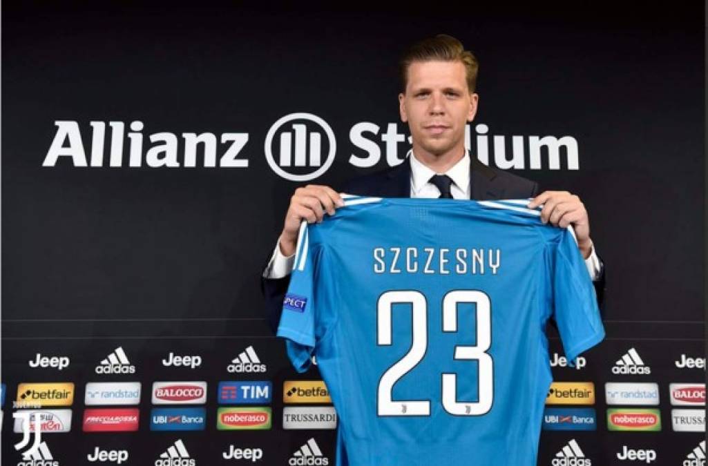 Wojciech Szczęsny, portero que ha llegado procedente del Arsenal, ha sido presentado como nuevo jugador de la Vecchia Signora. 'La Juventus es un club que lo ha ganado todo y, por eso estoy aquí. Quiero aumentar y mejorar mi rendimiento', ha asegurado.