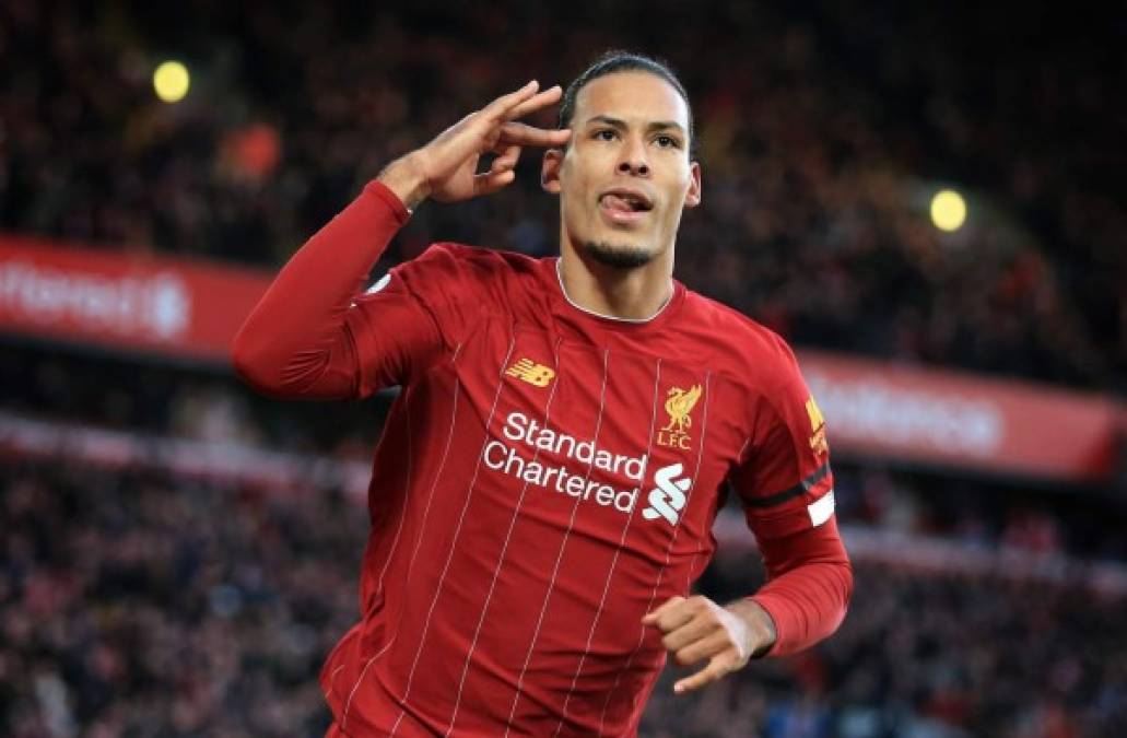 15. Virgil van Dijk - El defensa holandés del Liverpool tiene un valor de 100 millones de euros.