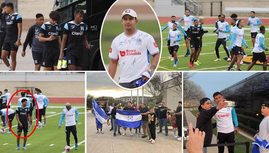 Las imágenes del primer entrenamiento que la Selección de Honduras realizó este domingo en Dallas, Texas, en su preparación para la batalla ante Costa Rica en el repechaje a la Copa América 2024.
