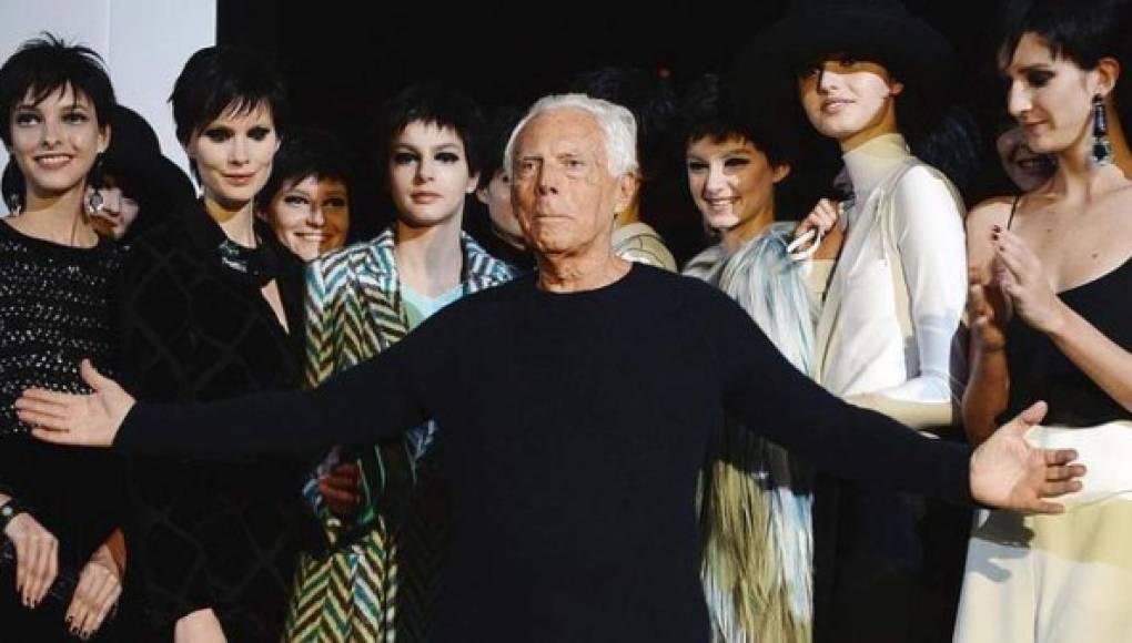 Las fuertes declaraciones de Giorgio Armani