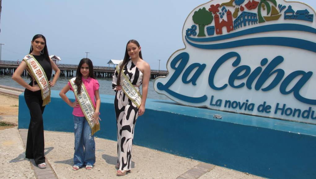 Izza Sevilla, Tamara Martínez y Ashley Pérez fueron escogidas por los ceibeños como las nuevas soberanas del Carnaval Internacional de la amistad 2024. 