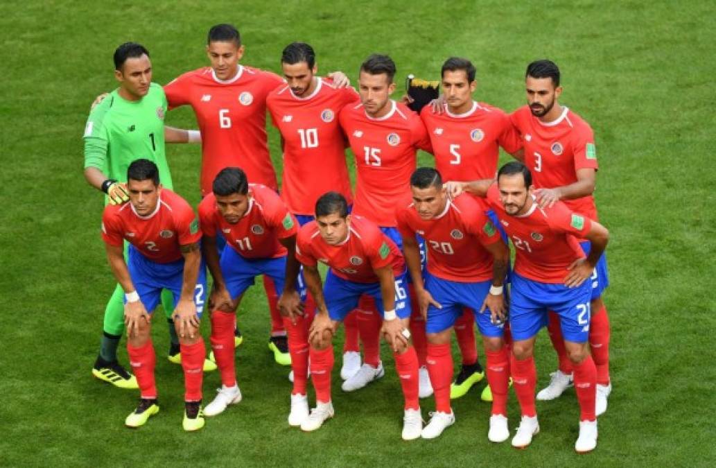 Costa Rica fue la primera selección centroamericana que quedó eliminada en este Mundial de Rusia 2018. Foto AFP