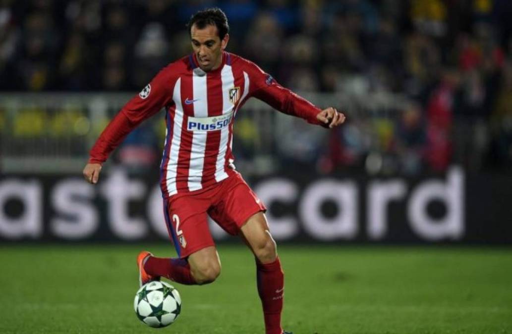 El defensor uruguayo Diego Godín (Atlético de Madrid)