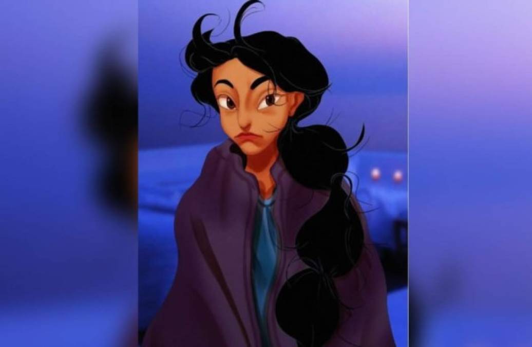 Jasmin. La princesa de Agrabah que fuese a la postre esposa del protagonista de la película Aladdin, era otro ejemplo de belleza. Pero al parecer los adornos, ropas sugerentes y el maquillaje es lo que hacía engalanar a esta mujer, que sin duda pierde gran parte de su encanto al amanecer. Puede que si desde siempre hubiera sido más natural ahora la gente no se sorprendería tanto. O puede que los años le hayan pasado factura, ya que la película se estrenó en el 1992. Sea como fuere sigue siendo una de las parejas más respetadas por el público.<br/>