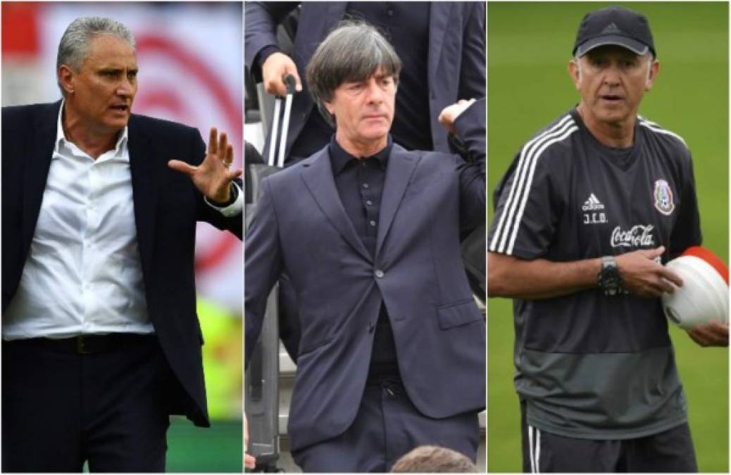 El Mundial de Rusia 2018 es el escenario perfecto para admirar el trabajo de los 32 entrenadores que -gracias a su talento y experiencia- saborean la copa del mundo. Tite, Joachim Low y Juan Carlos Osorio son algunos de los grandes referentes de la fiesta del fútbol mundial.