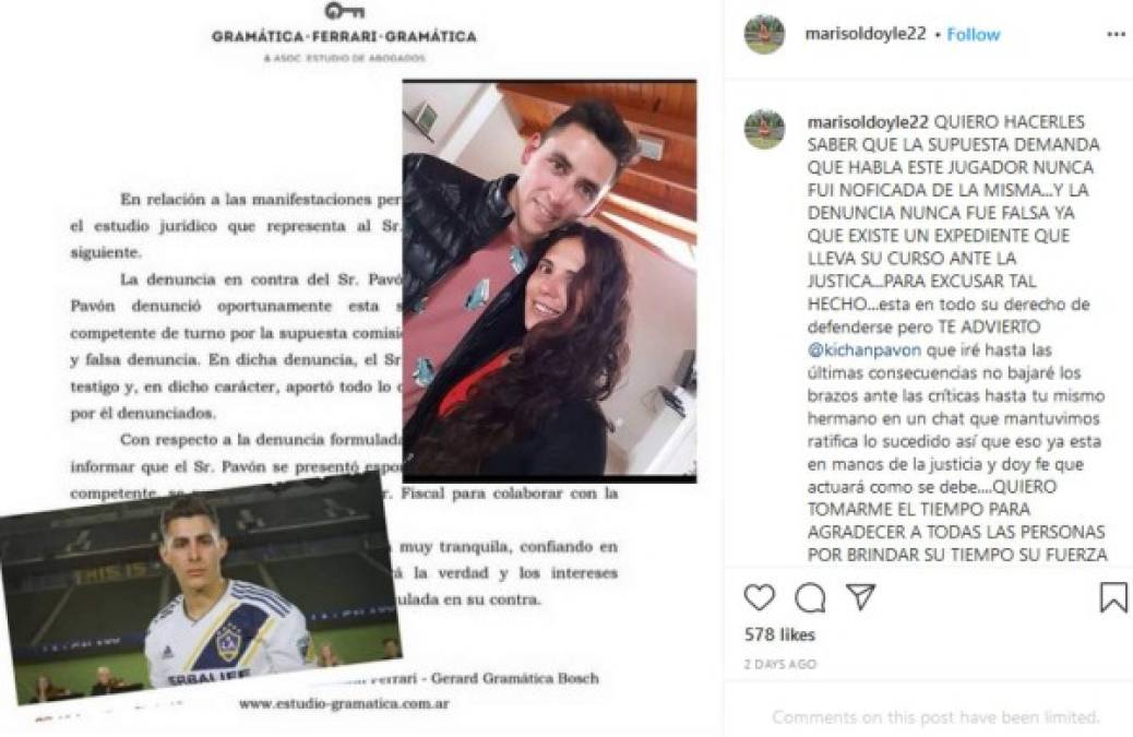 La mujer reveló que ella mantenía una relación sentimental informal con Federico Pavón, uno de los hermanos de Cristian, y que por medio de él supo que el futbolista xeneize estaba al tanto de lo ocurrido: “Cristian no sabía de esa relación. Pero Fede me dijo que un primo de él le contó lo que había pasado y él se lo tomó con naturalidad, como si hubiera sido la única vez. Él no sabía que la mujer abusada era yo, nunca se lo confesé'.