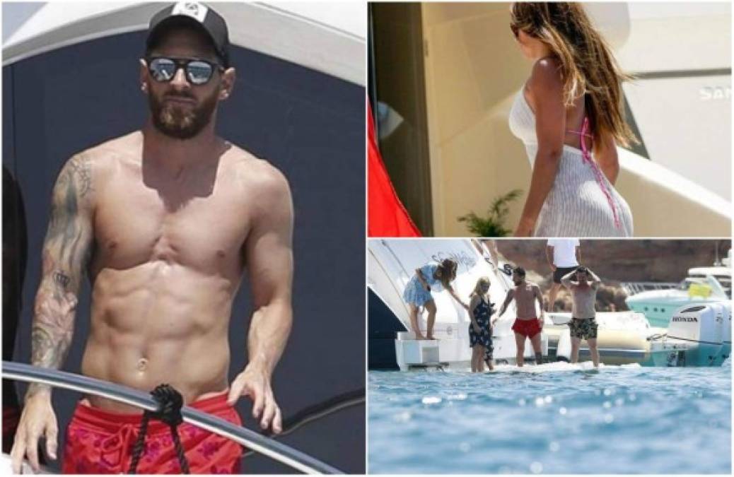 Luego del fracaso con Argentina en el Mundial de Rusia al ser eliminados en octavos de final, Lionel Messi ha decidido olvidarse del trago amargo y se encuentra disfrutando de sus vacaciones al lado de su esposa Antonella Roccuzzo. En las últimas horas se han revelado imágenes del crack del Barcelona. Fotos Lecturas.com, GTRES y Twitter.