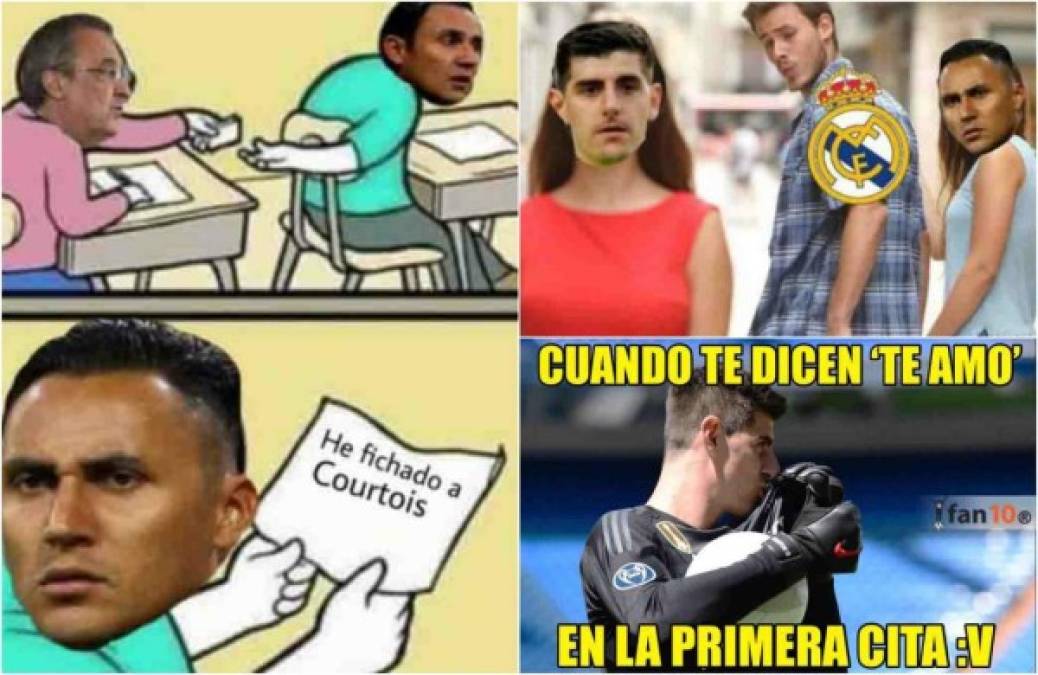 Real Madrid realizó su primer gran fichaje de la temporada: Thibaut Courtois. El arquero belga fue presentado este jueves y peleará el puesto con Keylor Navas. Como era de esperarse, en Facebook no tardaron en aparecer los memes