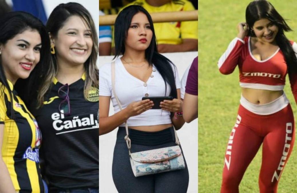 Bellas mujeres adornaron los duelos de repechaje entre Motagua vs Platense y Real España vs UPN. Conocé a las hermosas chicas que han llegado a los partidos.