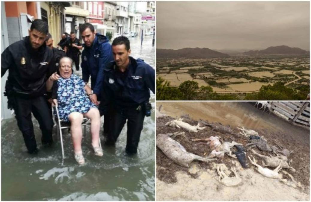 Las graves inundaciones de la zona sureste de España, causada por un episodio de gota fría que se mantiene en buena parte del país, causaron este sábado su sexta muerte, mientras prosiguen las operaciones de rescate y ayuda por toda la zona.