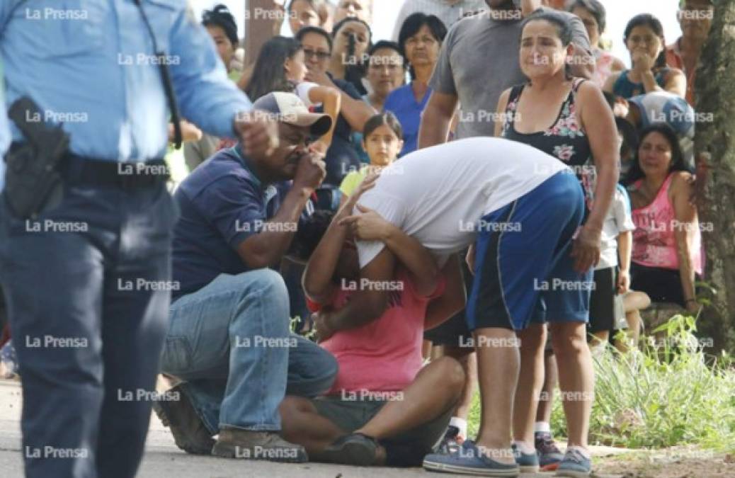 Óscar Geovany Martínez, cobrador de la ruta Kennedy-Cerro Grande, y su pareja Kendi Jacqueline Fúnez Perdomo fueron ultimados a balazos en la aldea El Tablón de Tegucigalpa.