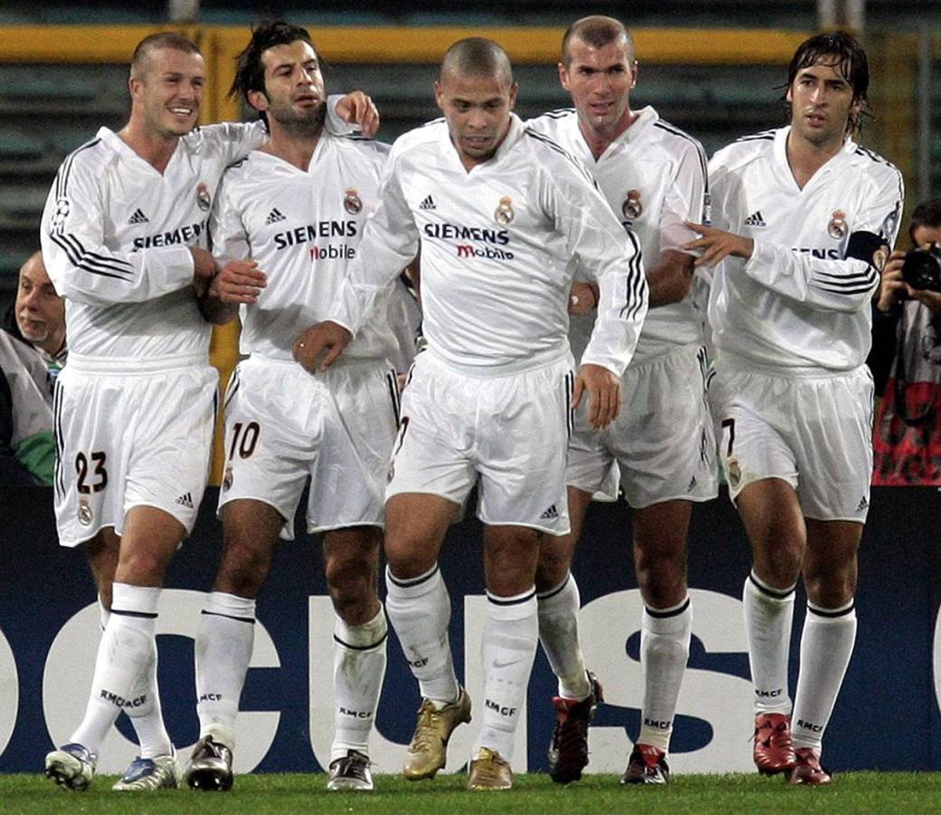 David Beckham formó parte de los ‘Galácticos’ del Real Madrid junto a Luis Figo, Ronaldo, Zinedine Zidane y Raúl González, entre otros.