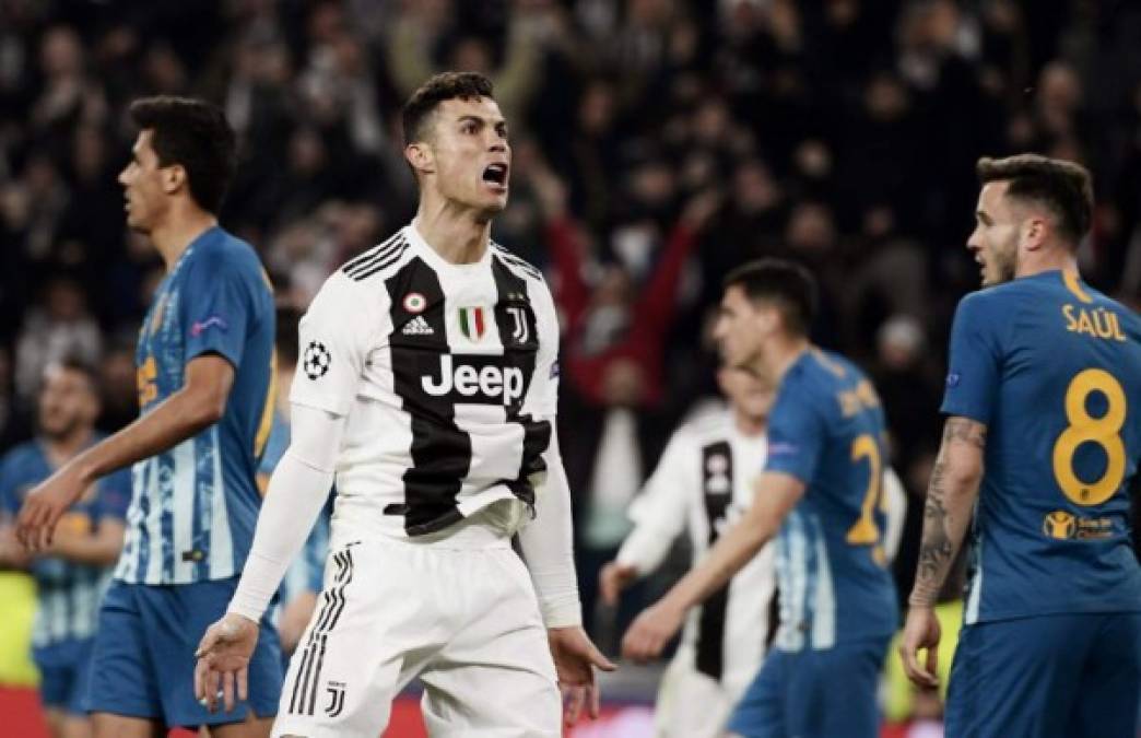 Cristiano Ronaldo comenzó con la remontada al marcar su primer gol en el minuto 24. CR7 lo festejó a lo grande, ya sabía lo que se venía.