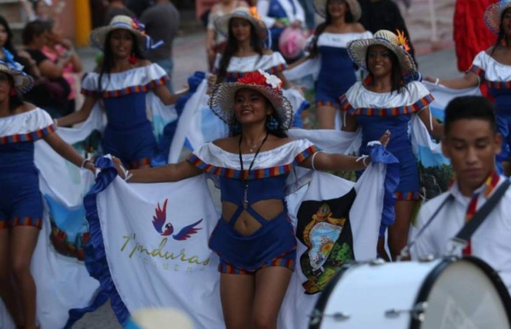 En el carnaval también se promovió el turismo interno ante los próximos feriados nacionales de la Semana morazánica.