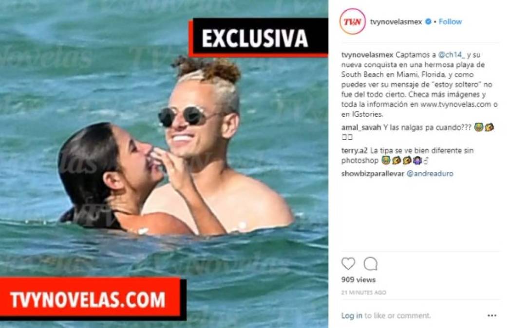 La revista TVyNovelas publicó un video y varias imágenes del mexicano en el que fue captado muy acaramelado con la mexicana Lorena Alvarado.