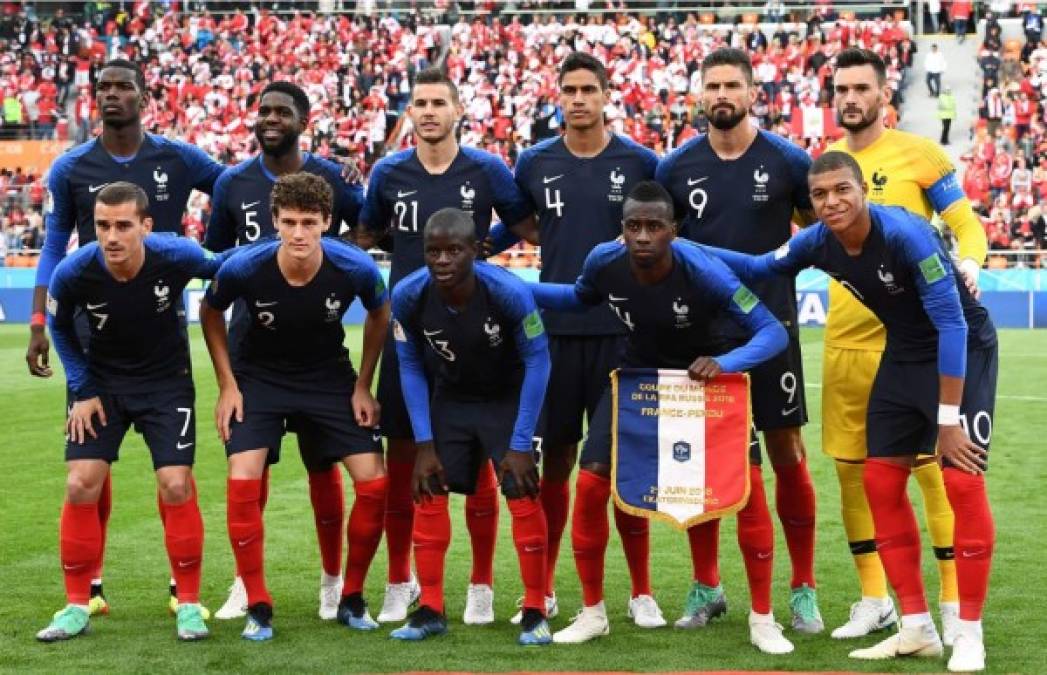 Francia ganó sus primeros dos partidos del Grupo C y está en octavos de final del Mundial de Rusia 2018. Foto AFP