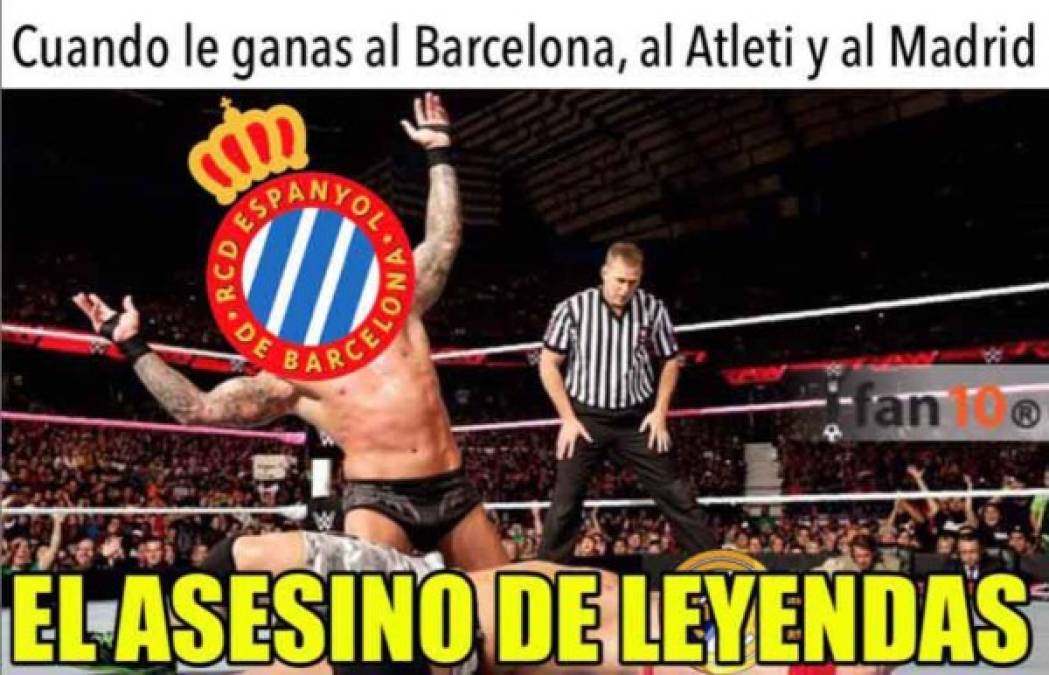 El Espanyol es un modesto equipo y en esta camapañ derrotó al Barcelona, Atlético y Real Madrid.