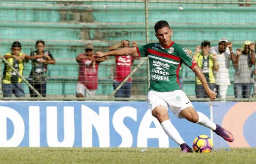 Johnny Leverón: Titular y capitán del Marathón, el nuevo campeón del fútbol hondureño.