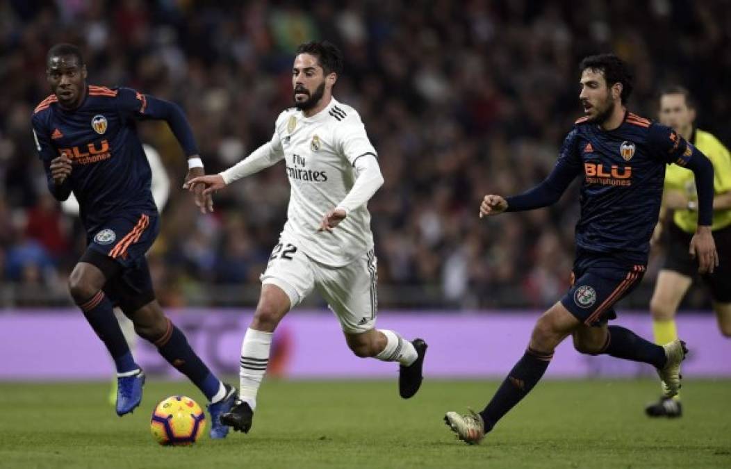 Isco Alarcón jugó 10 minutos contra el Valencia.