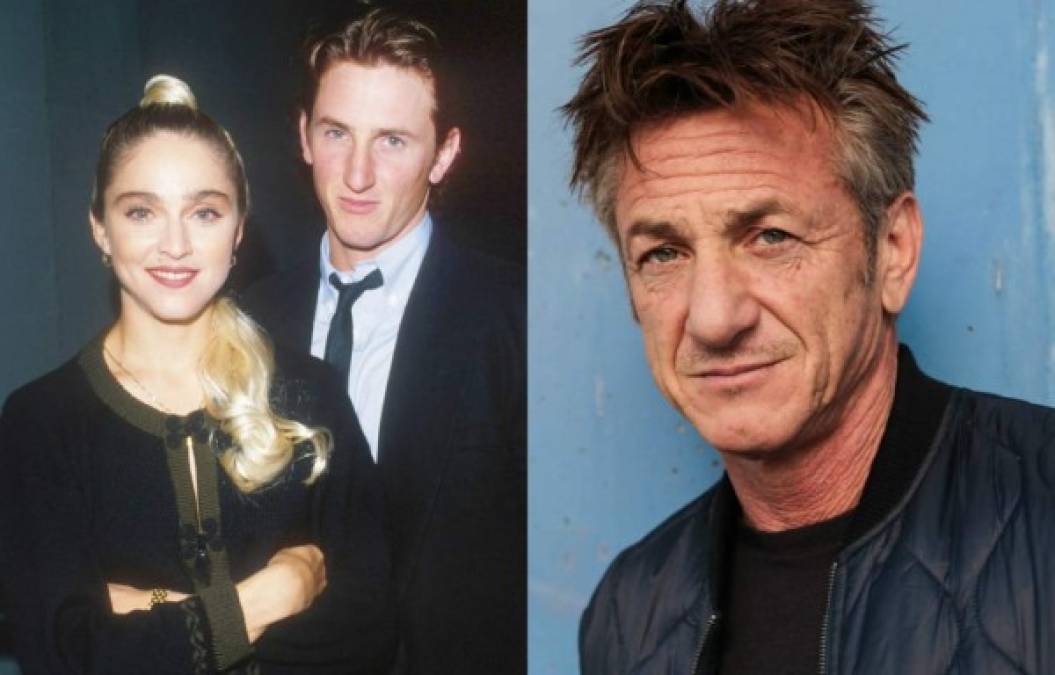 Sean Penn- 1985 a 1989<br/><br/>El oscarizado actor fue el primer esposo de Madonna.<br/><br/>La reina del pop y Penn se conocieron en febrero de 1985 y terminaron casándose meses después, precisamente el 16 de agosto del mismo año, el día de su cumpleaños 27.<br/><br/><br/>La boda se realizó entre 200 invitados en la casa del productor cinematográfico Kurt Unger, amigo de los padres del novio, en Malibú. <br/><br/>Las personalidades de Madonna y de Penn chocaban todo el tiempo. Intentó divorciarse de su marido pero luego se arrepintió a pesar de los aventuras extramatrimoniales del actor y de su temperamento violento.<br/><br/>Finalmente, el 5 de enero de 1989, Madonna pidió el divorcio ante la Suprema Corte de Los Ángeles por diferencias irreconciliables. Tras su separación el actor, también exesposo de Robin Wright, se quedó con mansión de tres millones de dólares que la pareja compartía en Malibú, mientras que Madonna mantuvo el departamento de Nueva York y todas las obras de arte que ambos poseían.<br/>