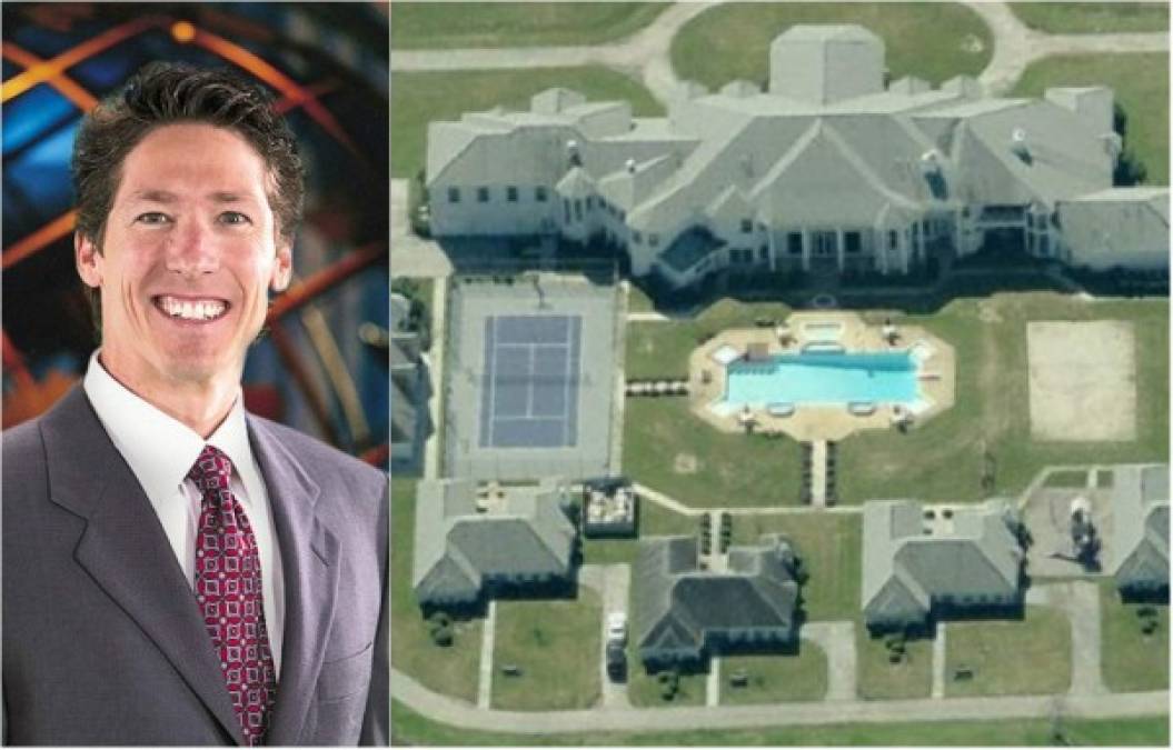 Osteen tiene una fortuna estimada en 40 millones de dólares y reside junto a su familia en su mansión de $10 millones, en Houston.