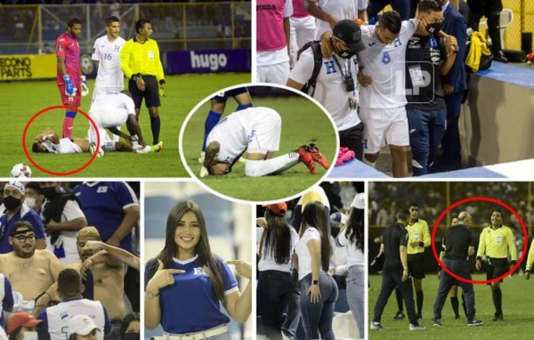 Las imágenes que dejó el empate de la Selección de Honduras (0-0) contra El Salvador en el estadio Cuscatlán, en la segunda jornada de la eliminatoria de la Concacaf rumbo al Mundial de Qatar 2022.<br/><br/>Fotos Yoseph Amaya y Jefry Ayala