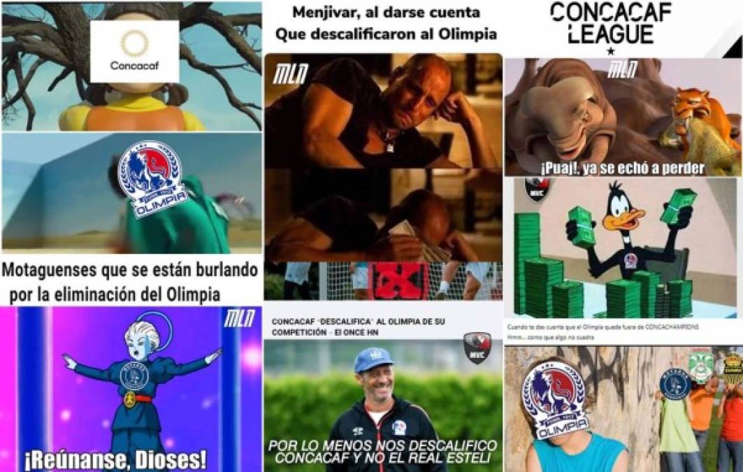 Los memes no tardaron en salir tras conocerse la noticia de la descalificación del Olimpia en la Liga Concacaf después del escándalo de los dólares que regaló el presidente del Inter Moengotapoe de Surinam, Ronnie Brunswijk, al equipo merengue luego del partido.