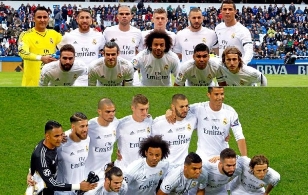 En la campaña 2015-16 (el año de la Undécima) en la gran final ante el Atlético de Madrid, Zidane salió con el siguiente once: Keylor; Carvajal, Pepe, Ramos, Marcelo; Modric, Casemiro, Kroos; Bale, Benzema y Cristiano. Exactamente los mismos 11 jugadores que disputaron en Riazor el último partido de Liga ante el Deportivo La Coruña.