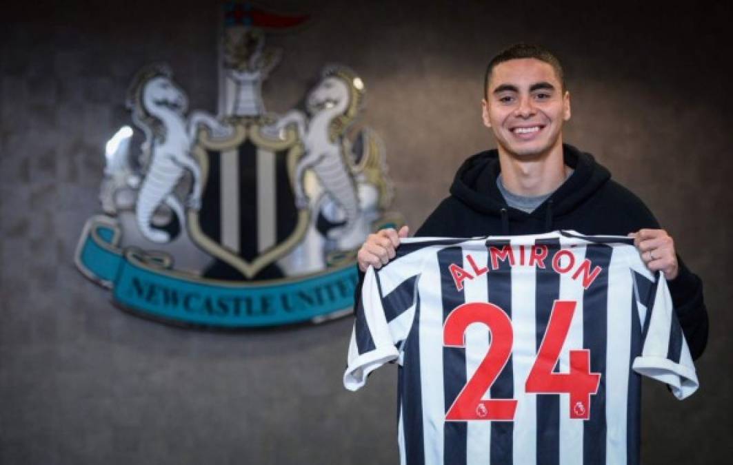 6 - El paraguayo Miguel Almirón, del Atlanta United al Newcastle por 24 millones de euros.