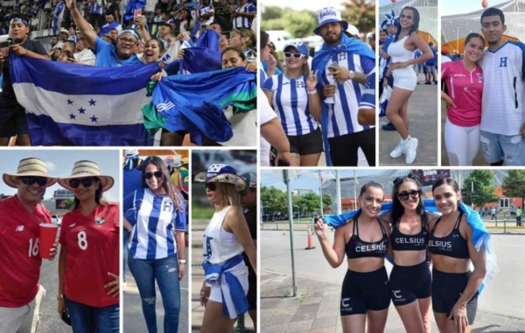 El estadio BBVA Compass de Houston se llenó de aficionados hondureños para el partido de la Selección de Honduras contra Panamá en la Copa Oro 2021.