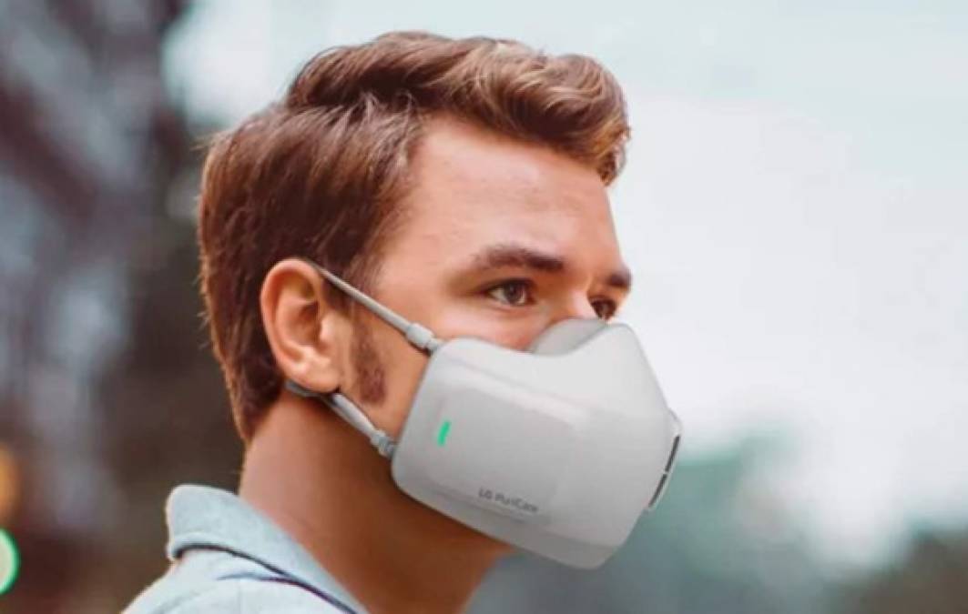 La mascarilla electrónica de LG<br/> <br/>LG Electronics (LG) lanzó una mascarilla electrónica que incluye dos filtros capaces de eliminar, según la compañía, el 97,3 % del virus y el 93 % de las bacterias, además de polen, polvo y alérgenos.<br/><br/>Es'LG PuriCare Air Purifying Mask', un producto presentado esta semana en Europa y que cuenta con 2 filtros de 'alta eficiencia' HEPA, está fabricada en silicona de grado médico, tiene un diseño que hace que el producto se ajuste a la cara, de manera que minimice las fugas de aire y con una batería de 820 mAh (miliamperios/hora) que permite hasta 8 horas de funcionamiento. Según LG, la mascarilla cuesta 181 dólares y 145,4 la funda.<br/>