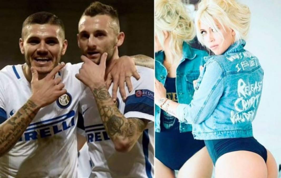 La prensa italiana involucra a Wanda Nara, mujer de Mauro Icardi, en una presunta aventura con otro jugador del Inter de Milán.