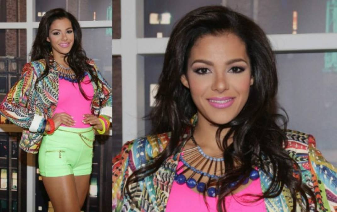 Uno de los looks de Nathalia Casco en la final de Nuestra Belleza Latina 2015.