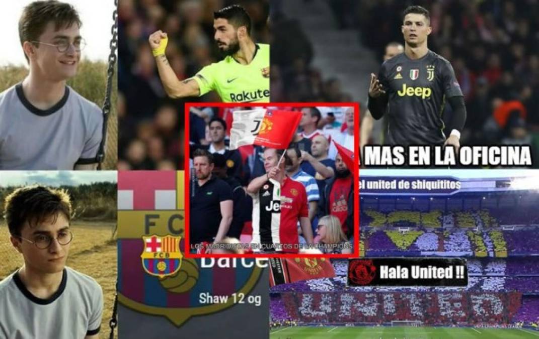 Los memes de la victoria del Barcelona ante Manchester United y el empate de la Juventus contra el Ajax en la ida de cuartos de final de la Champions League.