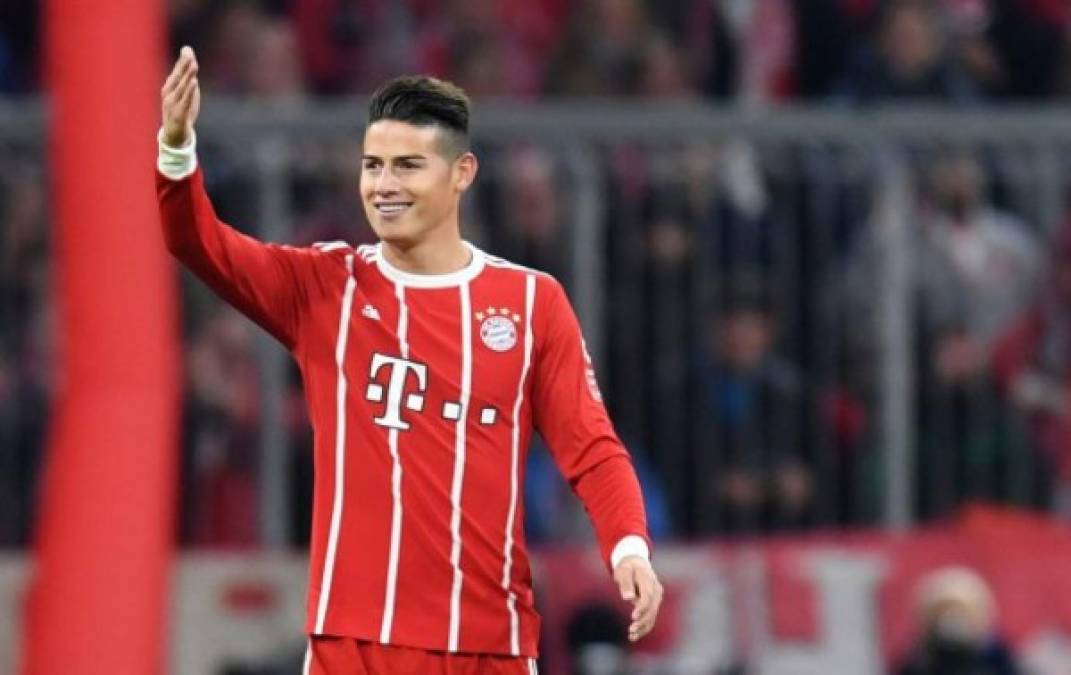 James Rodríguez: Aunque parezca sorpresa,medios de Inglaterra informan que el volante colombiano es otro de los jugadores que podrían llegar al Manchester United con Zidane.