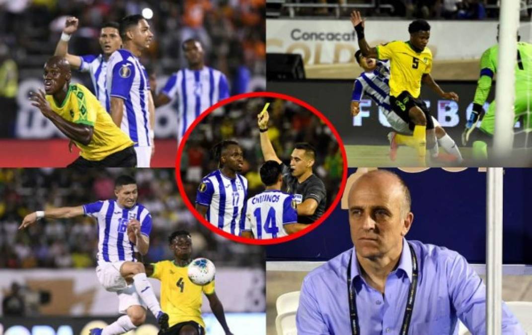Las imágenes que dejó la derrota de Honduras (3-2) contra Jamaica en el debut en la Copa Oro 2019 en Kingston.