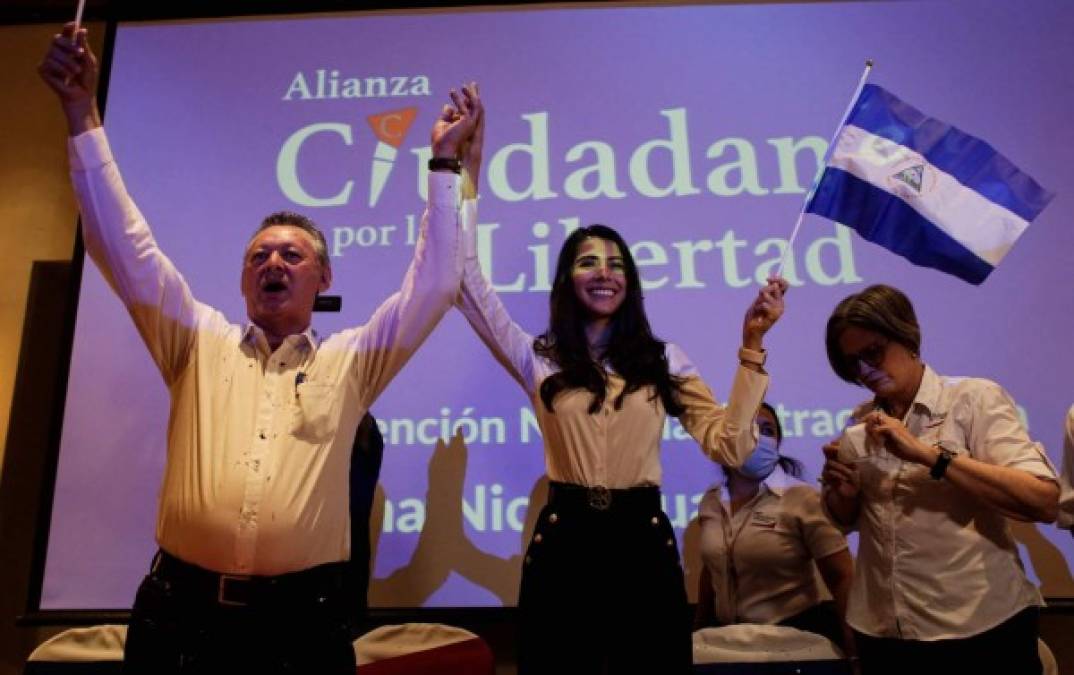 En su discurso, la joven dijo sentirse nerviosa de haber aceptado un nuevo reto en su vida, ahora en la política, y confió, sin embargo, en que pese a las adversidades, se podrá 'lograr un cambio' para Nicaragua.