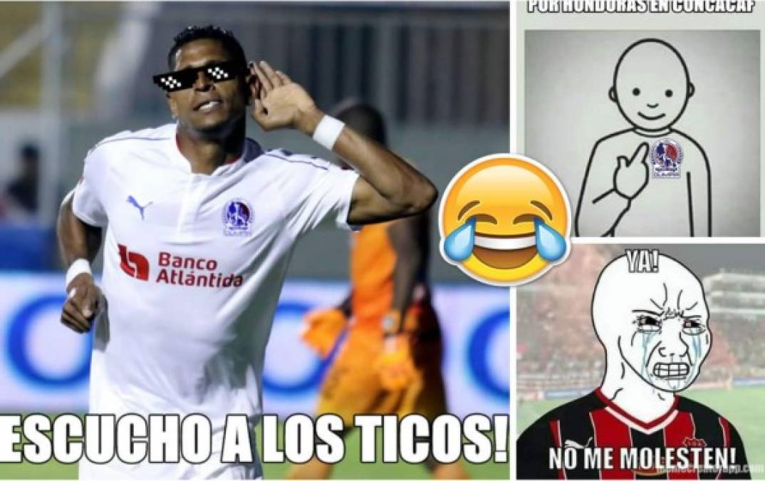 El Olimpia derrotó (2-0) a la Liga Deportiva Alajuelense y las burlas al equipo tico no se han hecho esperar en las redes sociales. Estos son los mejores memes.
