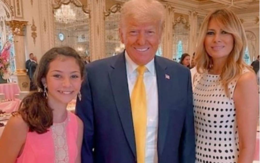 Melania también acompañó a Trump en la celebración de las Pascuas en Mar a Lago.