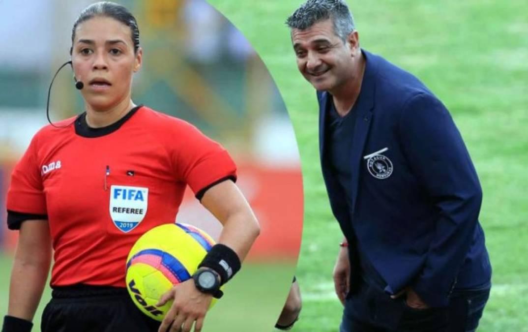 Diego Vázquez, entrenador del Motagua, salió molesto con el trabajo realizado por Melissa Pastrana y generó polémica por sus palabras sobre ella. 'En ninguna otra parte las mujeres dirigen finales y no es por violencia de género o por ser machista, es por algo que no pasa”, dijo el DT del club azul.