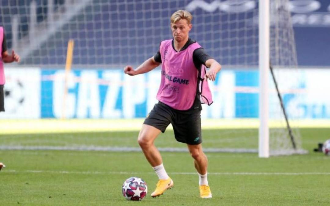 Frenkie de Jong - El holandés de 23 años, futuro líder del medio campo culé, sale hoy de titular.